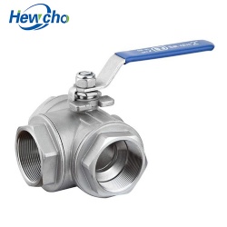 3 Way Ball Valve L Port